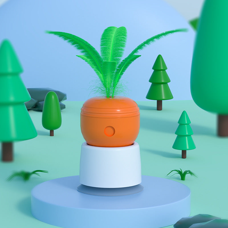 Interactive Food-Dispensing Cat Toy for Mental Stimulation